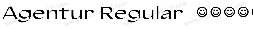 Agentur Regular字体转换